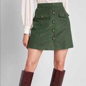 ModCloth Best Kept Secret Button Up Skirt